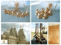 gold plated temple & bells