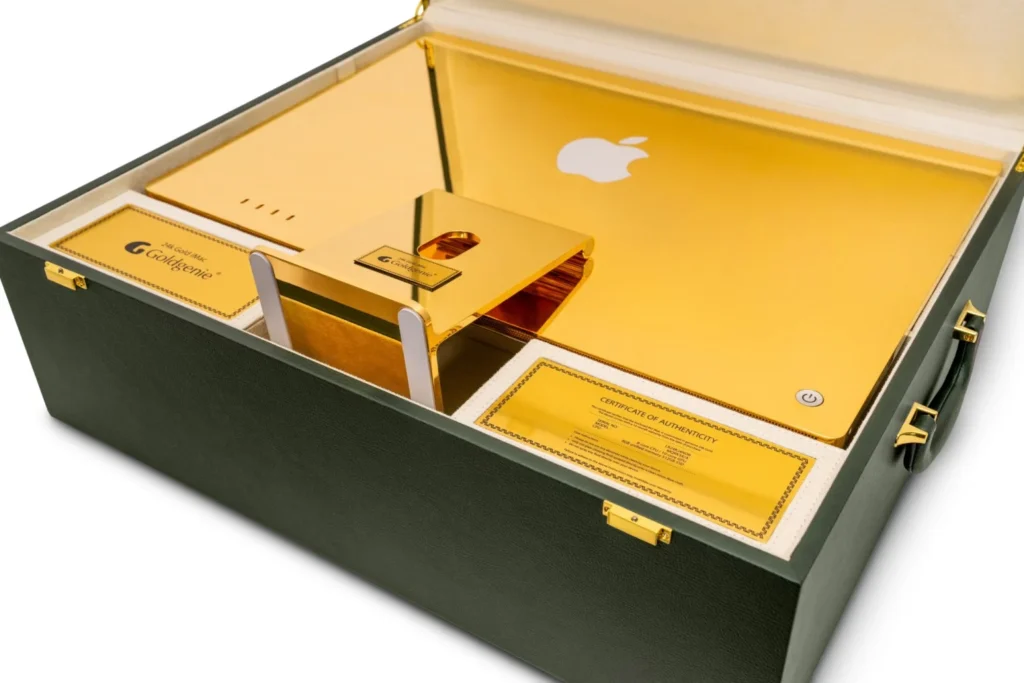 Goldgenie Unveils the Ultimate in Tech Luxury 24k Gold M3 iMac Secures Orders from Prestigious Interior Design Firm