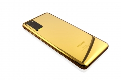 24K-Gold-Samsung-Galaxy-S20-lying-Down-Wh
