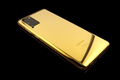 24K-Gold-Samsung-Galaxy-S20-plus-lying-Down-Bl